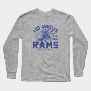 Retro Los Angeles Rams 1 by Buck Tee Long Sleeve T-Shirt